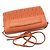 Miu Miu Clutch crossbody in nappa trapuntata arancione e rosa - vista 4