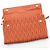 Miu Miu Clutch crossbody in nappa trapuntata arancione e rosa - vista 8