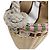 Tote Prada Mini borsa bucket in vimini con logo Triangle, corda rosa, rattan Tan Beige Marrone - vista 7