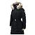 Moncler Chloé Steppjacke mit Waschbärfell Schwarz