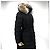Moncler Chloé Steppjacke mit Waschbärfell Schwarz - Ansicht 2