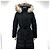 Moncler Chloé Steppjacke mit Waschbärfell Schwarz - Ansicht 3