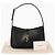 Saint Laurent Smooth Leather Monogram Hobo Schultertasche Schwarz - Ansicht 10