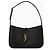 Saint Laurent Smooth Leather Monogram Hobo Schultertasche Schwarz - Ansicht 2