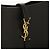 Saint Laurent Smooth Leather Monogram Hobo Schultertasche Schwarz - Ansicht 6