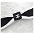 Chanel Haarspange aus Raffia-Band mit neuem CC-Logo Silber - Ansicht 3
