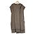 Autre Marque Gilet cappotto 2way con profili a righe Todayful Marrone Marrone chiaro