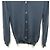 Jil Sander Wollstrickjacke Blau Marineblau - Ansicht 5