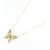 Autre Marque Diamond Butterfly Halskette GSTV Au750 Golden - Ansicht 2