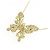 Autre Marque Diamond Butterfly Halskette GSTV Au750 Golden - Ansicht 3