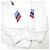 Autre Marque Camiseta SHIDEN L S de cuello alto de algodón de manga larga Blanco - vista 6