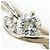 Autre Marque PT900 Platin Diamantring Silber - Ansicht 2