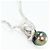 Autre Marque Collana in oro bianco Au750, perla nera e diamante Argento - vista 2