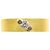 Autre Marque Anello in oro giallo e oro bianco Au750 con diamanti D'oro