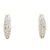 Autre Marque Orecchini in oro bianco e diamanti Au750 Argento