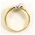 Autre Marque Anello con Diamante Pt850 K18YG D'oro - vista 3