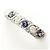 Autre Marque PT900 Platin-Alexandrit-Diamantring Silber