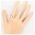 Autre Marque PT900 Platin-Alexandrit-Diamantring Silber - Ansicht 7
