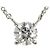 Autre Marque Collana in platino e diamanti PT850 Argento