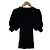 Autre Marque Top de punto CELFORD con mangas voluminosas Negro - vista 2