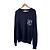 Oblique Dior Jersey-Strickpullover für Herren mit schräger Tasche Navy Blau XL