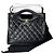 Chanel Borsa New Mini Chip Crossbody Black Gold Nero