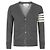 Thom Browne Cardigan clássico de lã merino fina
