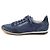 Louis Vuitton Sneakers basse in mix di camoscio blu navy