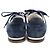Louis Vuitton Sneakers basse in mix di camoscio blu navy - vista 4