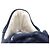 Louis Vuitton Sneakers basse in mix di camoscio blu navy - vista 7