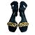 Sandali Louis Vuitton Nero Metallizzato - vista 2
