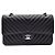 Chanel Chevron Classic in agnello Nero