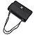 Chanel Chevron Classic in agnello Nero - vista 4