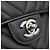 Chanel Chevron Classic in agnello Nero - vista 8