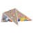 Hermès Pañuelo triangular Naranja  - vista 7