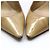 Jimmy Choo Scarpe slingback ERIN Beige in vernice Marrone - vista 10