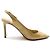 Jimmy Choo Scarpe slingback ERIN Beige in vernice Marrone - vista 4