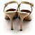 Jimmy Choo Scarpe slingback ERIN Beige in vernice Marrone - vista 6