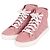 Gucci Sneakers alte in tela rosa