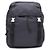 Prada Zaino unisex Tesuto Fabric One Pocket Silver Logo Flap Blu