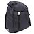 Prada Zaino unisex Tesuto Fabric One Pocket Silver Logo Flap Blu - vista 12