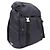 Prada Zaino unisex Tesuto Fabric One Pocket Silver Logo Flap Blu - vista 2