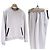 Hermès Trainer Baumwoll-Sweatshirt und Hose Set Silber