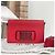 Dior Borsa a tracolla con patta Christian Leather Revolution Rosso - vista 2