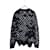 Louis Vuitton Monogramm Strick mit Distressed-Effekt Braun  - Ansicht 2