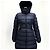 Chaqueta larga de plumón Moncler Charpal Azul - vista 3