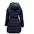Chaqueta larga de plumón Moncler Charpal Azul - vista 7