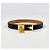 Hermès Cinturón Lucky Reversible de Cuero para Mujer Noir Gold Dorado - vista 6