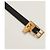 Hermès Cinturón Lucky Reversible de Cuero para Mujer Noir Gold Dorado - vista 9