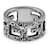 Gucci Cube Square Silver Ring Silvery  - view 1